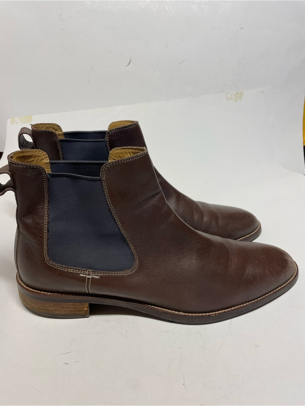 Cole Haan Grand OS C13108 Mens Size 10 M Brown Leather Chelsea Boots Slip On